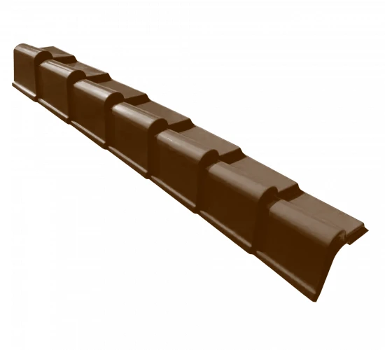 Страничен капак ПВЦ керемида - кафяв.png